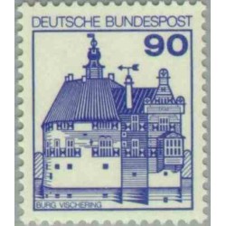 1 عدد تمبر سری پستی کاخها و قلعه ها - 90 فنیک  - جمهوری فدرال آلمان 1978