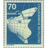 1 عدد تمبر سری پستی صنعت و فن  - 70 فنیک  - جمهوری فدرال آلمان 1975