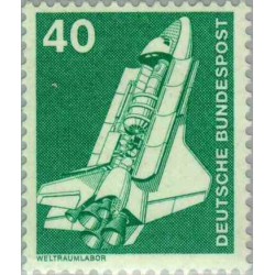 1 عدد تمبر سری پستی صنعت و فن  - 40 فنیک  - جمهوری فدرال آلمان 1975