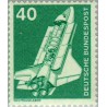 1 عدد تمبر سری پستی صنعت و فن  - 40 فنیک  - جمهوری فدرال آلمان 1975