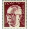 1 عدد تمبر سری پستی گوستاو هاینمان - 190 فنیک  - جمهوری فدرال آلمان 1972