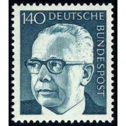 1 عدد تمبر سری پستی گوستاو هاینمان - 140 فنیک  - جمهوری فدرال آلمان 1972