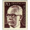 1 عدد تمبر سری پستی گوستاو هاینمان - 70 فنیک  - جمهوری فدرال آلمان 1970