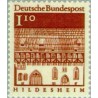 1 عدد تمبر سری پستی ساختمانها آلمان از قرن دوازدهم - 1.1 مارک  - جمهوری فدرال آلمان 1966