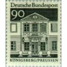 1 عدد تمبر سری پستی ساختمانها آلمان از قرن دوازدهم - 90 فنیک - جمهوری فدرال آلمان 1966