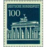 1 عدد تمبر سری پستی دروازه برندبورگ - 100 فنیک - جمهوری فدرال آلمان 1966 قیمت 11 دلار