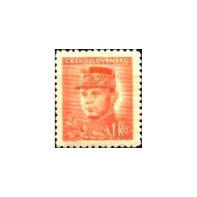 1 عدد  تمبر سری پستی - شخصیتها - 1Kc - چک اسلواکی  1945 - چک اسلواکی 1947