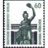 1 عدد تمبر سری پستی چشم اندازها - 60 فنیک - بالا بیدندانه - برلین آلمان 1987