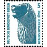 1 عدد تمبر سری پستی چشم اندازها - 5 فنیک - برلین آلمان 1990