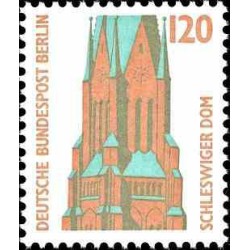 1 عدد تمبر سری پستی چشم اندازها - 120 فنیک - برلین آلمان 1988