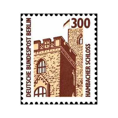 1 عدد تمبر سری پستی چشم اندازها - 300 فنیک - برلین آلمان 1988 قیمت 6.7 دلار