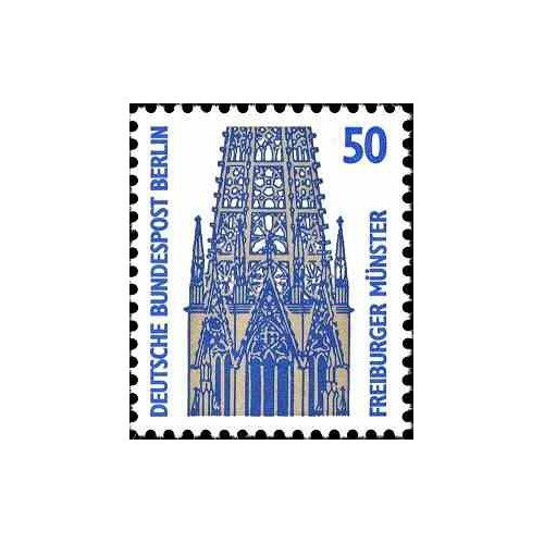 1 عدد تمبر سری پستی چشم اندازها - 50 فنیک - برلین آلمان 1987