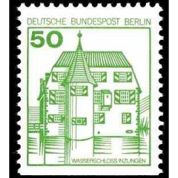 1 عدد تمبر سری پستی قلعه ها و کاخها - پایین بیدندانه - برلین آلمان 1980
