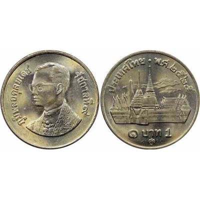 سکه 1 بات - نیکل مس - تایلند 1982 غیر بانکی