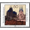 1 عدد تمبر 1250 سالگی ارفورت - جمهوری فدرال آلمان 1992