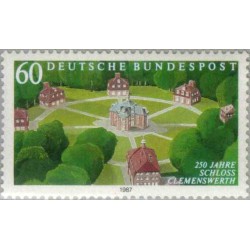 1 عدد تمبر 250مین سال قلعه کلمن ورس  - جمهوری فدرال آلمان 1987