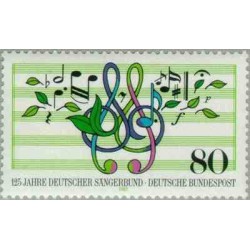 1 عدد تمبر 125مین سالگرد انجمن کر - جمهوری فدرال آلمان 1987