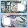 اسکناس 1000 پزو - کلمبیا 1990 تاریخ 01.01.1990