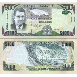 اسکناس 100 دلار - جامائیکا 2016 تاریخ 01.06.2016