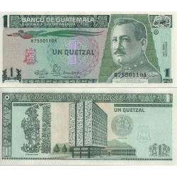 اسکناس 1 کوتزال - گواتمالا 1990 تاریخ 03.01.1990