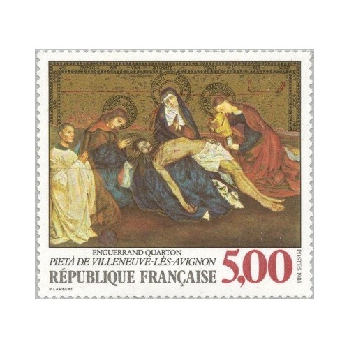 1 عدد  تمبر تابلو نقاشی اثر  کوارتون  - فرانسه 1988 قیمت 3 دلار