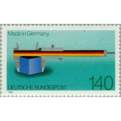 1 عدد تمبر صدمین سالگرد عنوان " Made in Germany" - جمهوری فدرال آلمان 1988