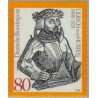 1 عدد تمبر پانصدمین سال تولد اولریچ فون هوتن - هیومنیست - جمهوری فدرال آلمان 1988