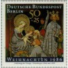 1 عدد تمبر کریستمس - برلین آلمان 1986