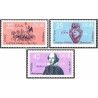 3 عدد تمبر هنرمندان مشهور - شکسپیر - جمهوری دموکراتیک آلمان 1964