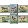6 عدد تمبر اسبها - ورزشهای سوارکاری - سان مارینو 1966