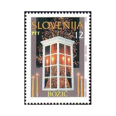 1 عدد تمبر کریستمس - اسلوونی 1994