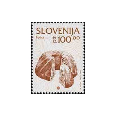 1 عدد تمبر سری پستی اسلوونی ، مینیاتور اروپا  - اسلوونی 1993