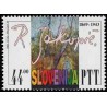 1 عدد تمبر اسلوونیائیهای برجسته - رایهارد جاکوپیک نقاش امپرسیونیست  - اسلوونی 1993