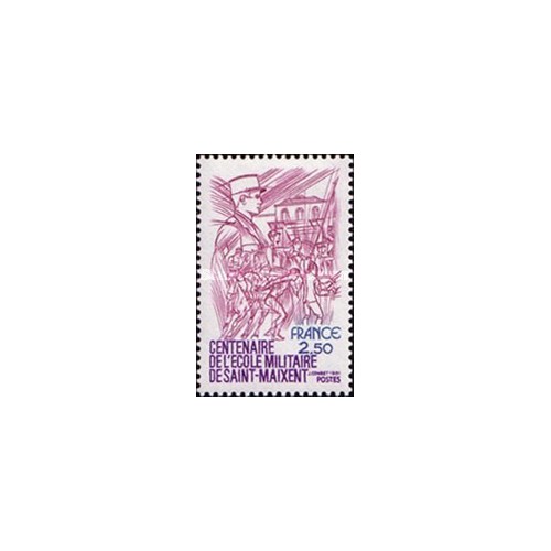 1 عدد تمبر صدمین سالگرد آکادمی نظامی Saint-Maixent - فرانسه 1981 1 عدد تمبر صدمین سالگرد آکادمی نظامی Saint-Maixent - فرانسه 1981