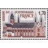 1 عدد  تمبر کلیسای شاتو فونتورو  - فرانسه 1978
