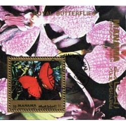 مینی شیت پروانه ها - با مهر CTO - منامه 1972