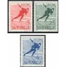 3 عدد تمبر قهرمانی اسکیت جهان - سوئد 1966