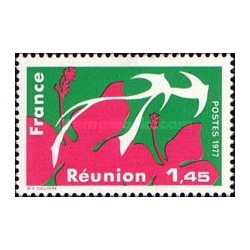 1 عدد  تمبر مناطق فرانسه، رئونیون -  فرانسه 1977
