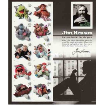 مینی شیت جیم هسون و موپت ها - بازیگر و برنده جایزه امی - خودچسب  -آمریکا 2005 قیمت 9 دلار