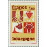 1 عدد  تمبر مناطق فرانسه، Bourgogne-  فرانسه 1975