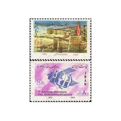 1800 - تمبر روز جهانی ارتباطات 1354