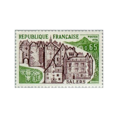 1 عدد تمبر تبلیغات توریسم - سیلرز -  فرانسه 1974