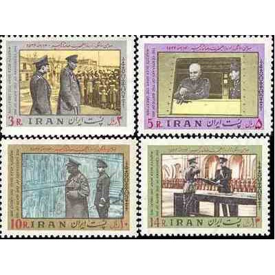 1913 - تمبر یکصدمین سالگرد رضا شاه 1356