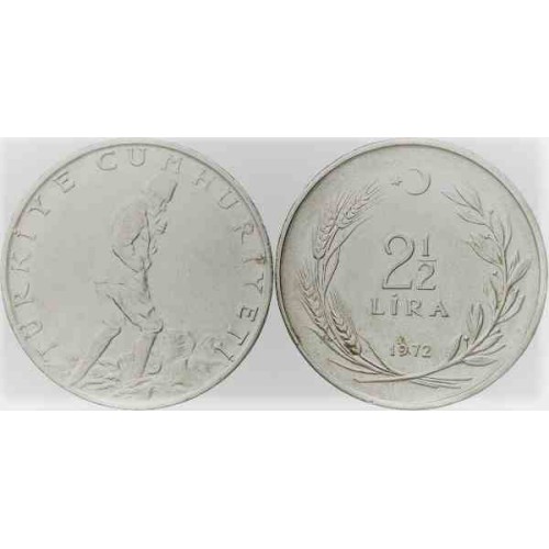 سکه 1 لیر - آلیاژ Acmonital- ترکیه 1972 غیر بانکی سکه 1 لیر - آلیاژ Acmonital- ترکیه 1972 غیر بانکی