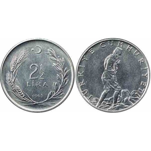 سکه 2.5 لیر - ترکیه 1970 غیر بانکی سکه 2.5 لیر - ترکیه 1970 غیر بانکی
