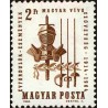 1 عدد تمبر پنجاهمین سالگرد انجمن شمشیربازی مجارستان - مجارستان 1964