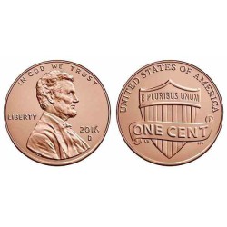 سکه 1 سنت - برنجی - آمریکا 2016 غیر بانکی