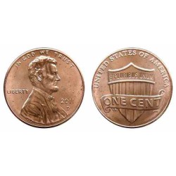 سکه 1 سنت - برنجی - آمریکا 2011 غیر بانکی