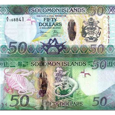 اسکناس پلیمر 50 دلار - جزایر سلیمان 2017