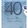 اسکناس پلیمر 40 دلار - یادبود چهلمین سالگرد استقلال - جزایر سلیمان 2018